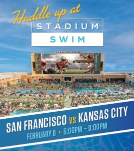 Circa Resort & Casino Invites Kansas City and San Francisco Fans to “Huddle up at Stadium Swim,” Feb. 8