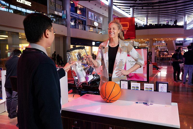 Basketball Fever Takes Over Fashion Show Las Vegas with the Return of the Fan-Favorite “Hoops in the Hall” Activation