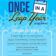 Win the Ultimate Leap Year Birthday Package at Las Vegas’ Circa & the D Las Vegas