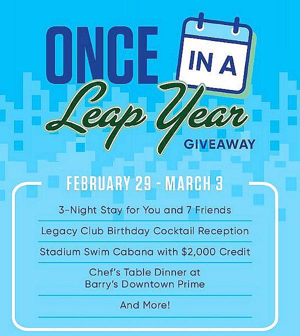 Worth the Four-Year Wait: Win the Ultimate Leap Year Birthday Package at Las Vegas’ Circa & the D Las Vegas