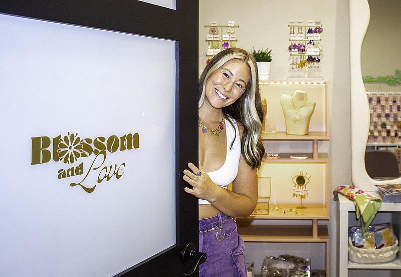 Marika Therrien, the owner of Blossom and Love
