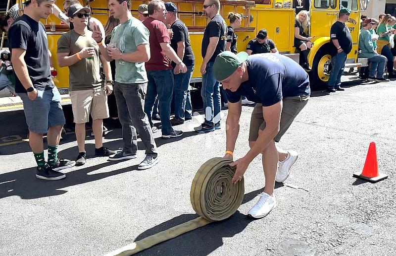 Downtown Turns Green for Annual St. Paddy’s Parade & Firefighter Games Hosted by the Professional Firefighters of Southern Nevada