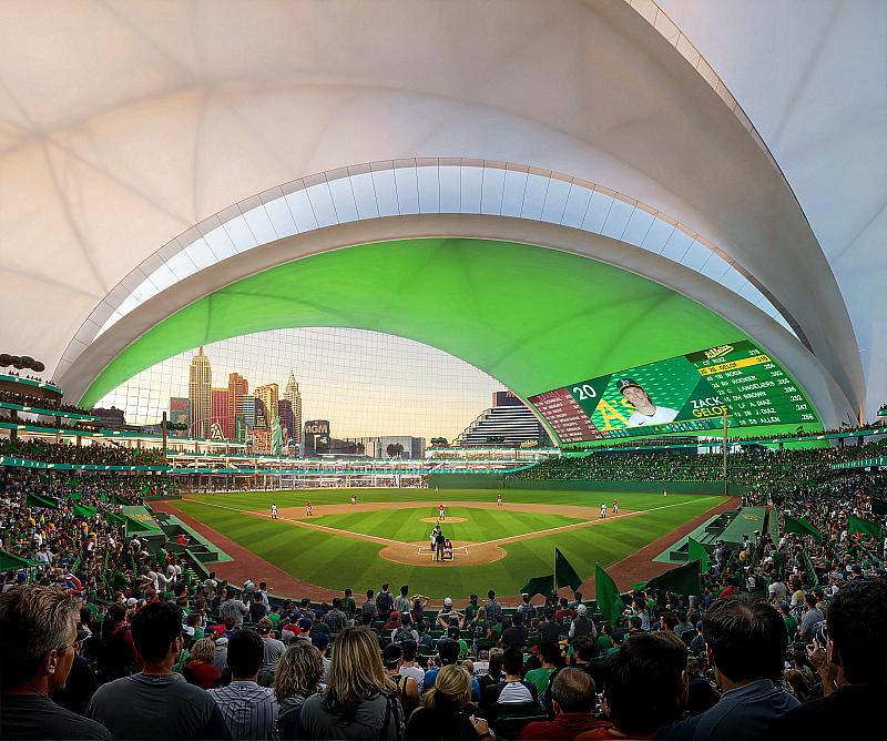 A’s Unveil Renderings for Ballpark in Las Vegas