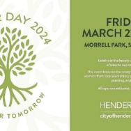Annual Arbor Day Celebration Returns to Henderson’s Morrell Park