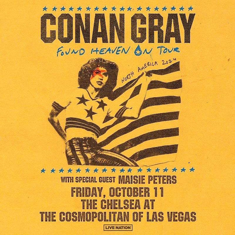 Conan Gray Bringing "Found Heaven on Tour" to The Chelsea at The Cosmopolitan of Las Vegas October 11, 2024