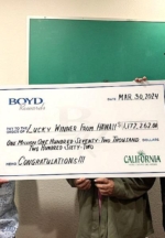 Hawaiian Visitor Scores $1.1 Million Jackpot at Boyd Gaming’s California Hotel & Casino