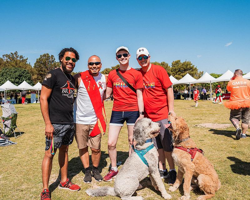 Walkers at the 33rd annual AIDS Walk Las Vegas