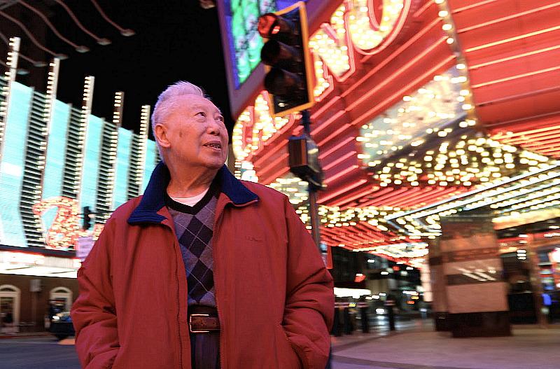 89-year-old George Lee, a 40-year blackjack dealer at Four Queens Hotel & Casino and pioneering Asian ballet dancer