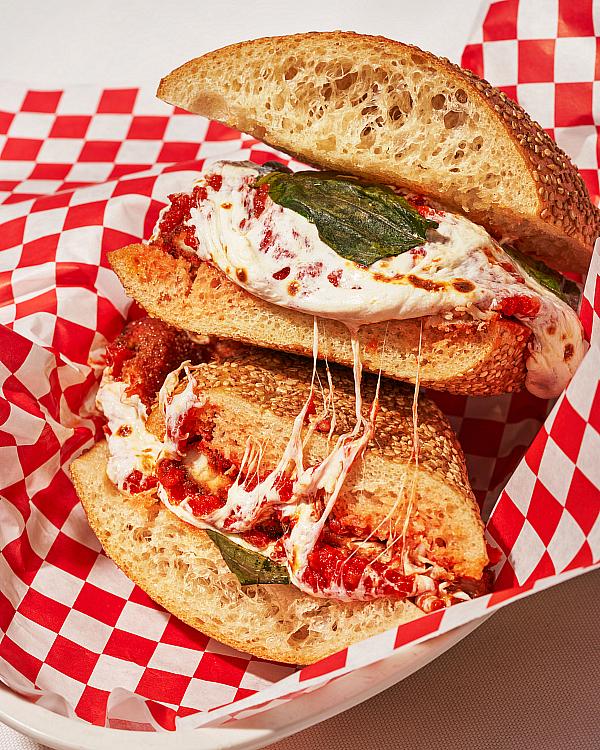 Parm Chicken Parm Sandwich - credit to Adam Friedlander