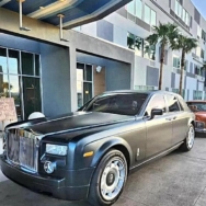 Phantom Rolls Royce at a Cigars and Cars meetup