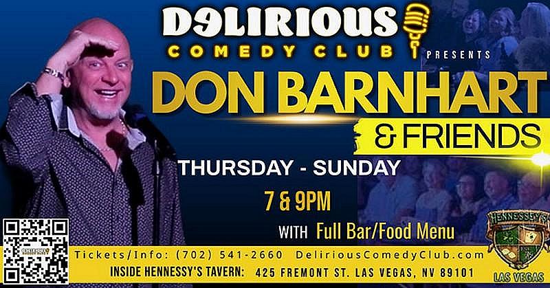 Don Barnhart Returns to Delirious Comedy Club for Las Vegas Residency