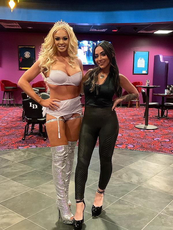 Jersey Shore Star ‘Angelina Pivarnick’ at Déjà Vu Gentlemen's Club