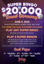 Super-Bingo - $20,000 Grand Giveaway 2025