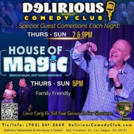 Downtown Las Vegas Welcomes Nightly Entertainment From Delirious Comedy Club & The House Of Magic