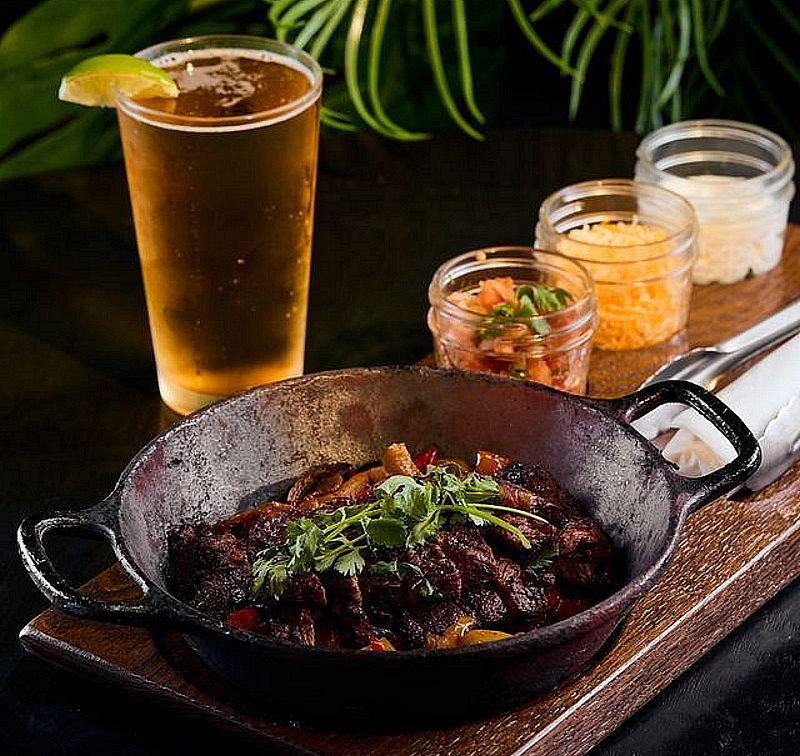 Grilled Steak Fajitas with Beer, credit Mike Kirschbaum