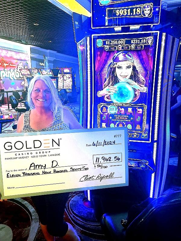 Pahrump Nugget $11,962 Fortune Teller Grand