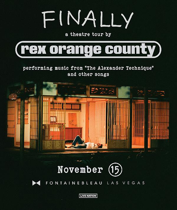 Rex Orange County Coming to Fontainebleau Las Vegas November 15, 2024