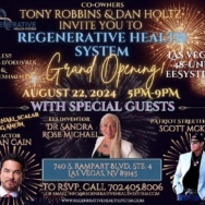 Grand Opening of Regenerative Health System, 8.22 in Boca Park Fashion Village - Dean Cain to Attend