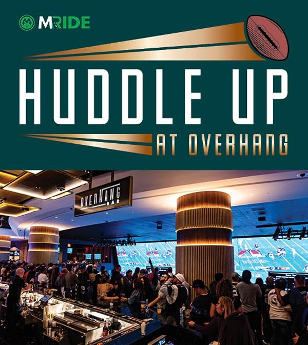 Circa Resort & Casino is a Visiting Fan's Home Away From Home with Season-Long “Huddle Up at Overhang” Football Pep Rallies