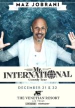 Maz Jobrani Returning to The Venetian Resort Las Vegas with His Mr. International Comedy Tour December 21 & 22, 2024