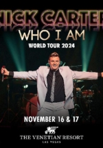 Nick Carter Bringing His “Who I Am” World Tour to The Venetian Resort Las Vegas November 16 & 17, 2024