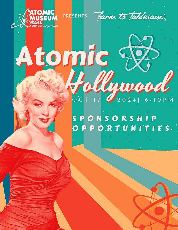 Atomic Museum to Host Glamorous Atomic Hollywood-Themed Farm to Table(aux) Fundraiser at Ahern Luxury Boutique Hotel Oct. 17