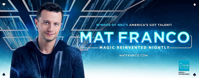 Monday, Mat Franco celebrated nine years of performing the multi-award winning show MAGIC REINVENTED NIGHTLY at The LINQ Hotel + Experience. 