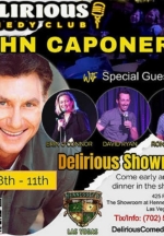 Delirious Comedy Club Is Excited to Welcome Special Guest Headliner John Caponera to Their Stage, Located Inside the Showroom at Hennessey’s Las Vegas.