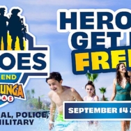 FREE Heroes Weekend at Cowabaunga Waterparks