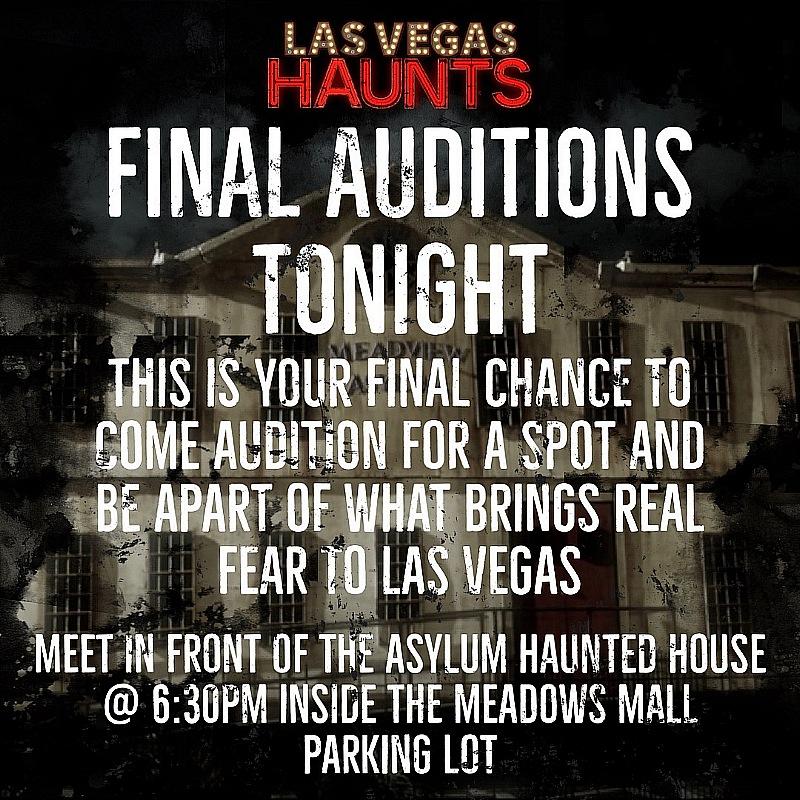 Haunt Auditions Tonight (9/21 at 6:30pm): Asylum & Hotel Fear - Scaring 26 Years - Benefits Charity