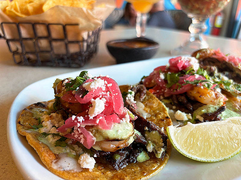 Have the Best of Both Worlds with Surf ‘N Turf Tacos at Cabo Wabo Cantina on National Taco Day