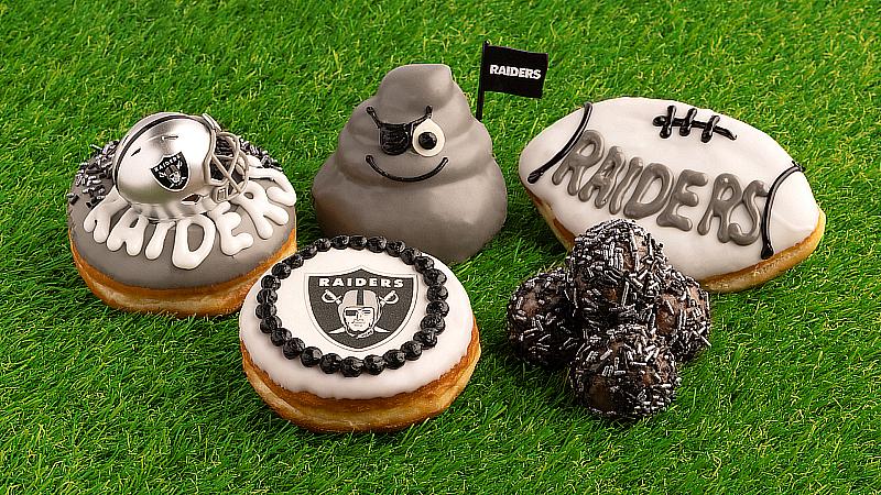 Pinkbox Doughnuts Celebrates Raiders Football