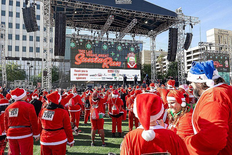 The 20th Annual Las Vegas Great Santa Run, hosted by Opportunity Village