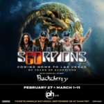 Scorpions – Coming Home to Las Vegas 60 Years of Scorpions February 27 – March 11, 2025