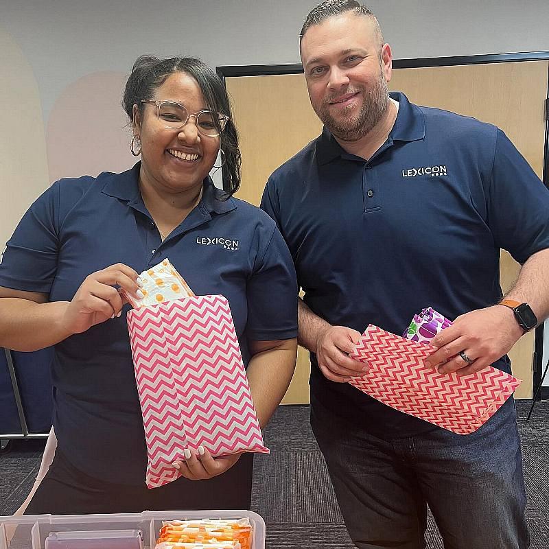 Project Marilyn Celebrates Period Action Day with a Period Packing Party at Lexicon Bank