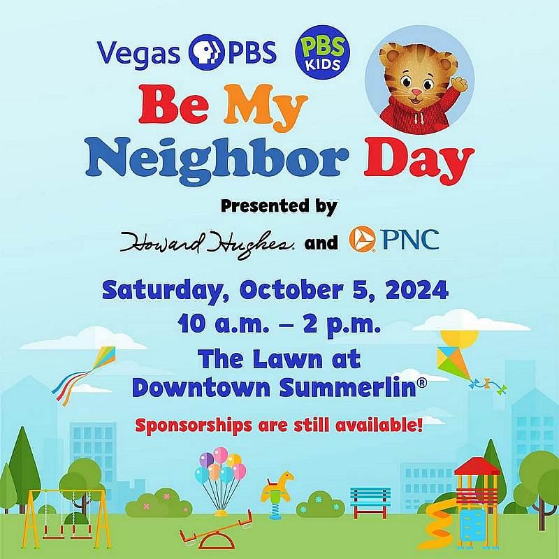 Vegas PBS Holds 2024 Be My Neighbor Day in Downtown Summerlin
