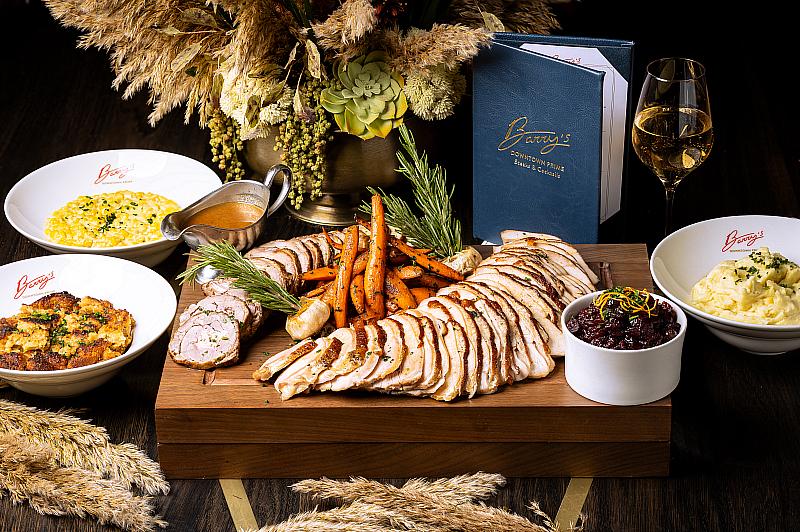 Barry’s Downtown Prime Announces New Thanksgiving To-Go Meals and Holiday Menu