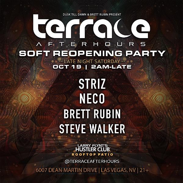 Terrace Afterhours Returns to Larry Flynt’s Hustler Club Las Vegas Oct. 19 After Year-Long Hiatus