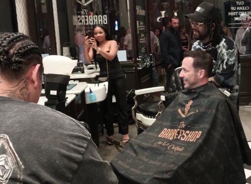 Howie Dorough of Backstreet Boys Celebrates 52nd Birthday at The Barbershop in The Cosmopolitan