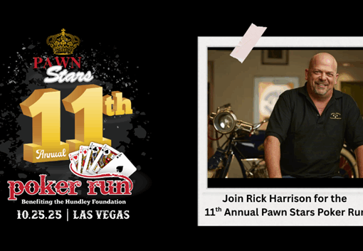Rick Harrison to Lead 11th Annual ‘Pawn Stars Poker Run’ on Oct. 25