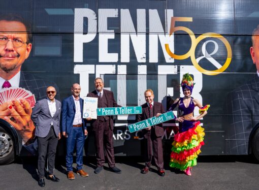 Legendary Magic Duo Penn & Teller Celebrate Milestone With Street Renaming at Rio Las Vegas