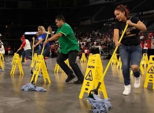 Las Vegas Hosts 2025 Housekeeping Olympics at Michelob Ultra Arena at Mandalay Bay