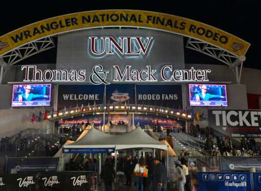 Photos: Day 1 of the 2025 Wrangler National Finals Rodeo at Thomas & Mack Center at UNLV