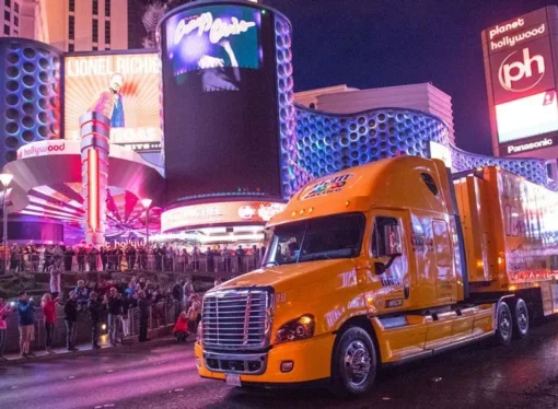 NASCAR Hauler Parade Returns to Las Vegas Strip for Pennzoil 400 Weekend