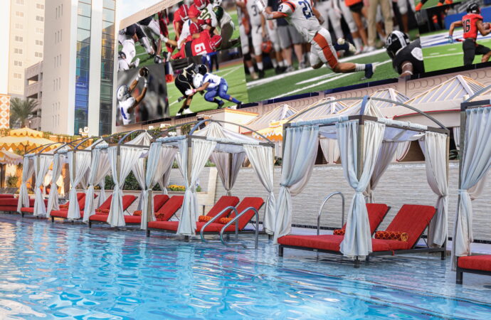 The Pool at Sahara Offers Concerts (Sugar Ray, Smash Mouth, Gin Blossoms), Daylife + Sports Viewing