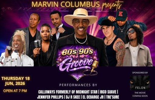 Marvin Columbus Presents 80s/90s Groove at Mystère Theater at Treasure Island on June 18