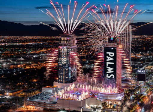 Rooftop Ghostbar at Palms in Las Vegas: Fireworks, Cocktail Drops, Entertainment + More