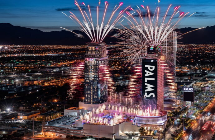 Rooftop Ghostbar at Palms in Las Vegas: Fireworks, Cocktail Drops, Entertainment + More