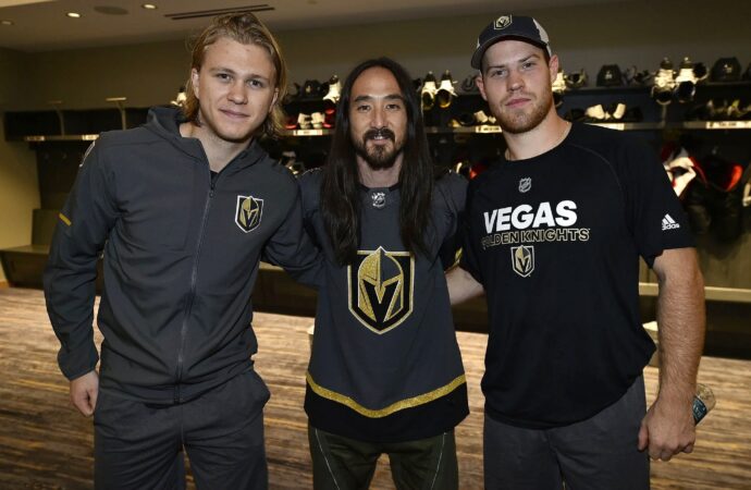 Time to Get Delirious! Steve Aoki at Toshiba Plaza Ahead of Must-Win Game 6 for Vegas Golden Knights