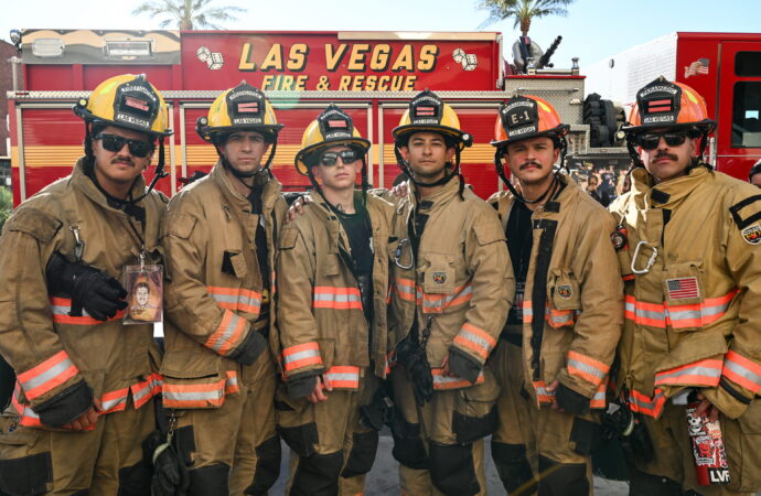 Photos: Las Vegas First Responders Honor 25th Anniversary of 9/11 With Strat Stair Climb
